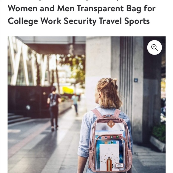 🎒NWT CLEAR BACKPACKS 🎒 - Picture 3 of 4